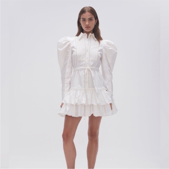 Aje Dresses & Skirts - Aje Florence Pearl Trim Mini Dress - NWT - AU 16 (US 12)